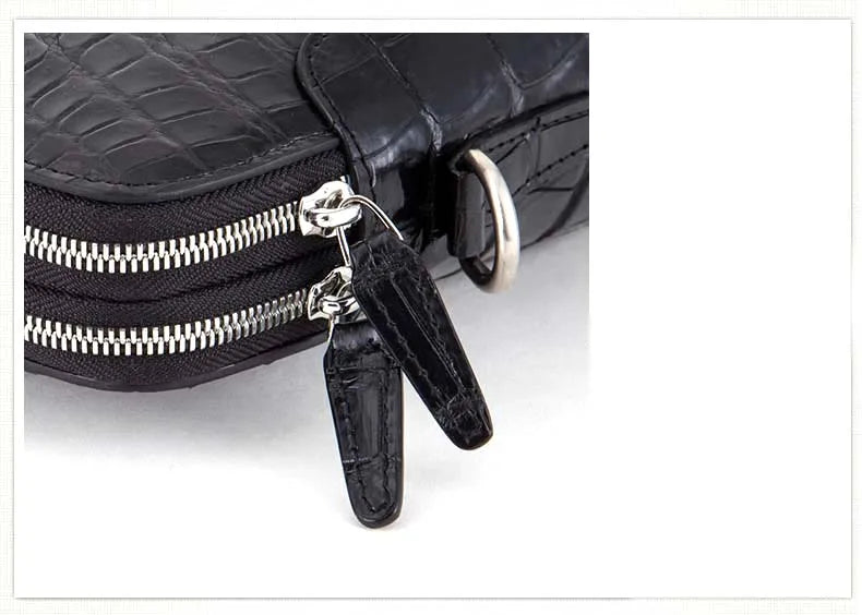 Crocodile Men Business Handbag Briefcase Laptop Bag Large Capacity