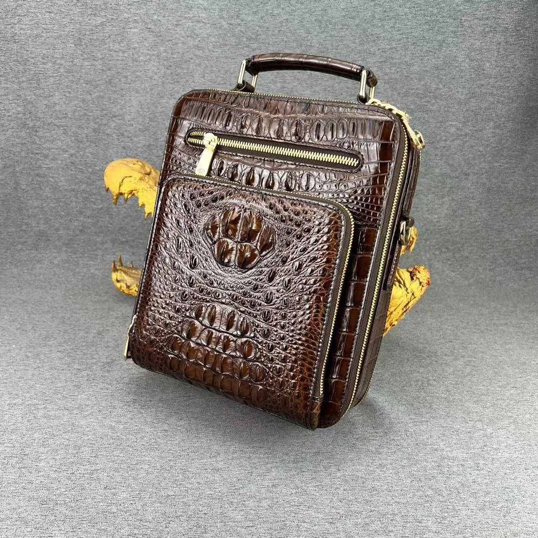 Alligator Business Leisure Handbag Single Shoulder Bag