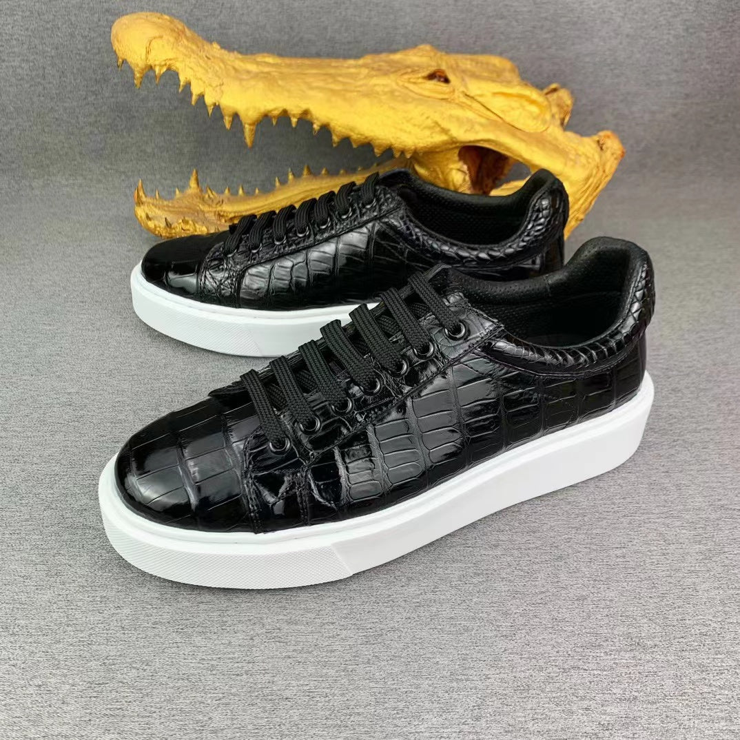 Alligator Belly Lesisure Causal Sneaker