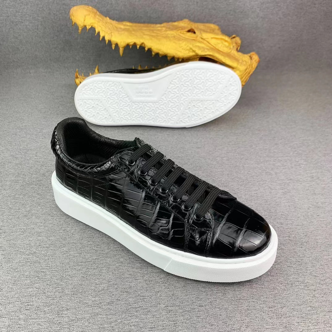 Alligator Belly Lesisure Causal Sneaker