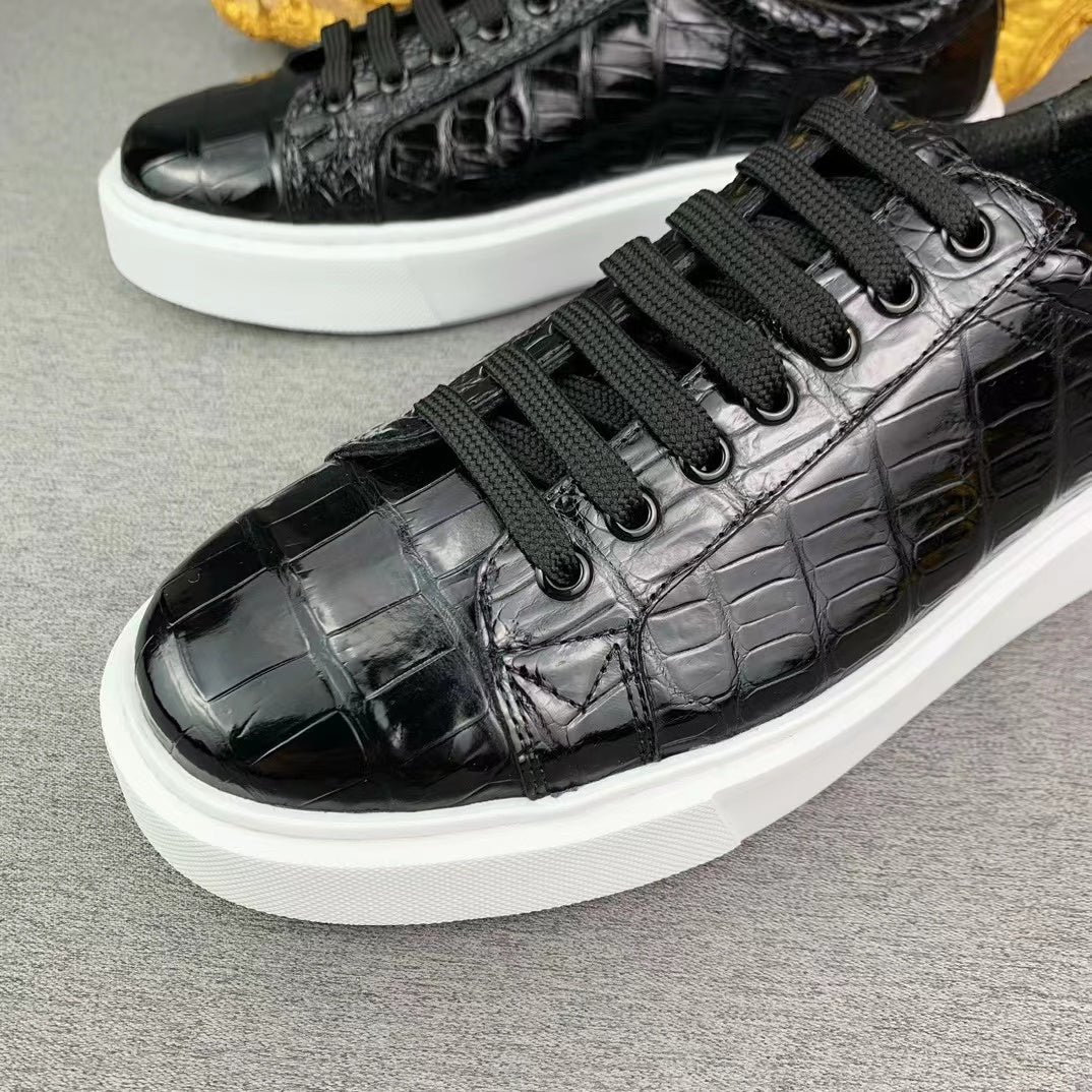 Alligator Belly Lesisure Causal Sneaker