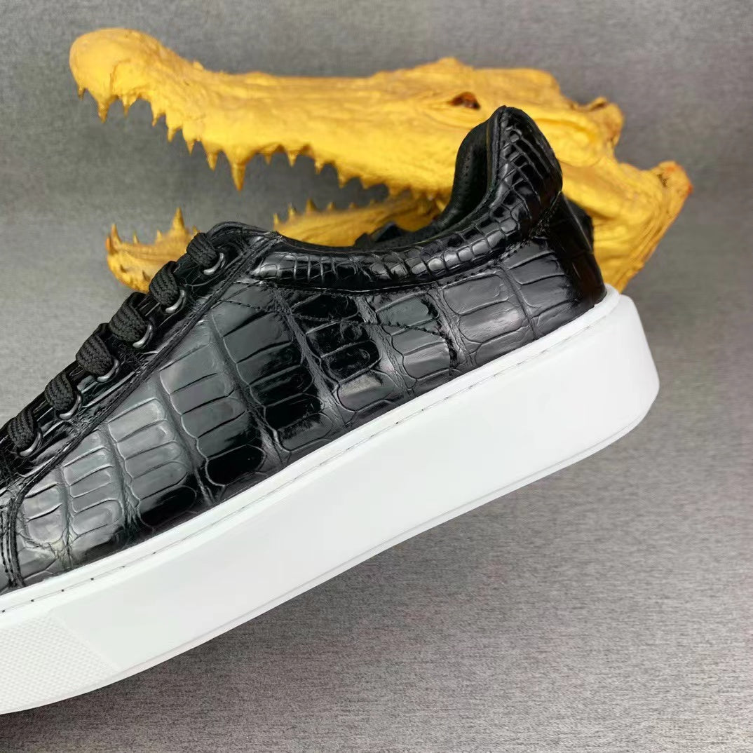 Alligator Belly Lesisure Causal Sneaker