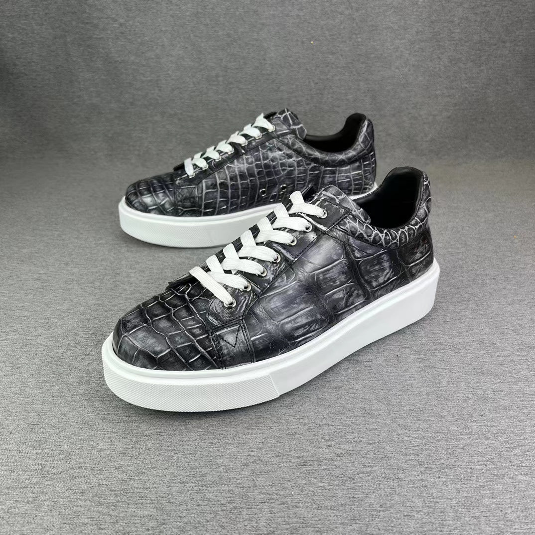 Alligator Hand Brush Soft Comfy Sneaker
