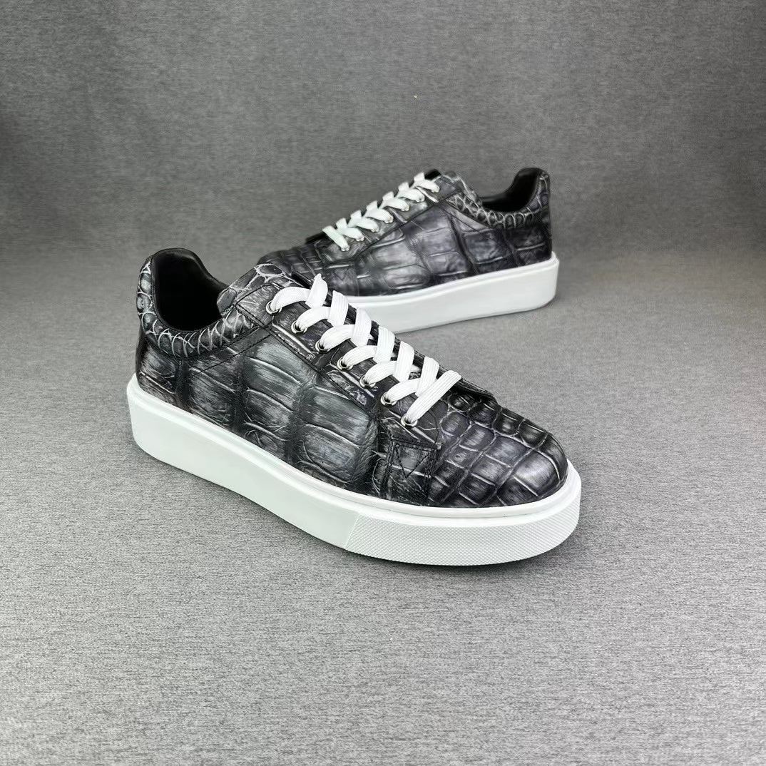 Alligator Hand Brush Soft Comfy Sneaker