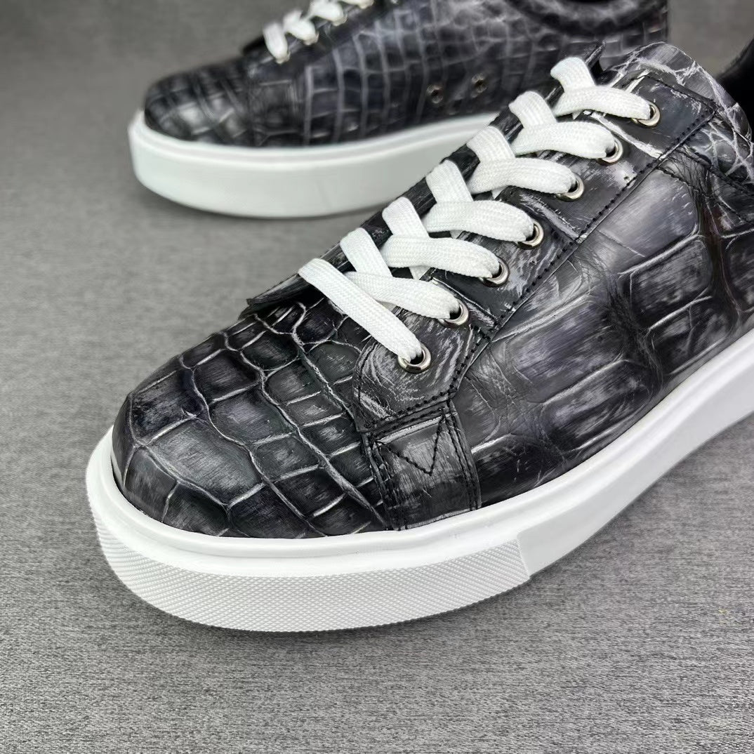 Alligator Hand Brush Soft Comfy Sneaker