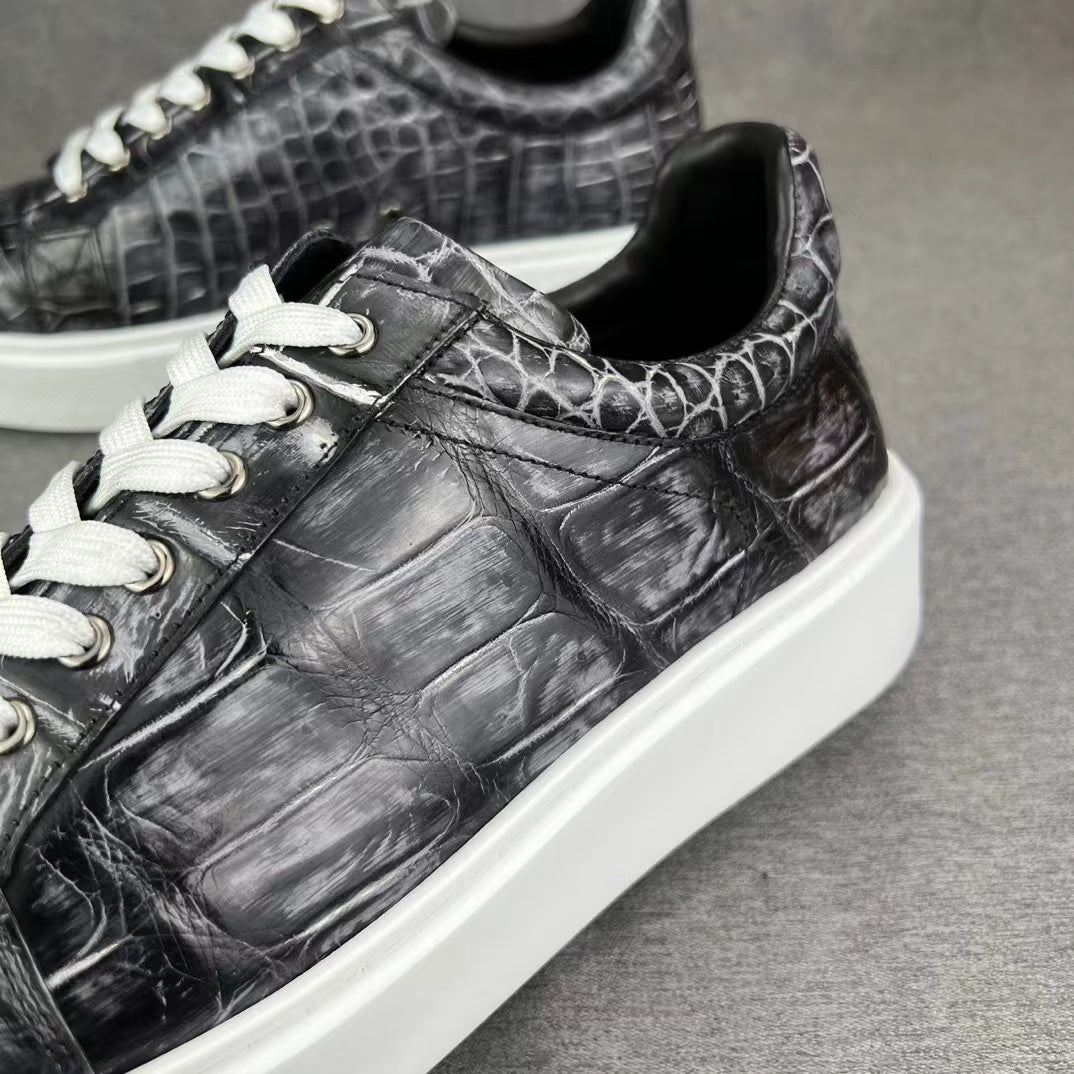 Alligator Hand Brush Soft Comfy Sneaker