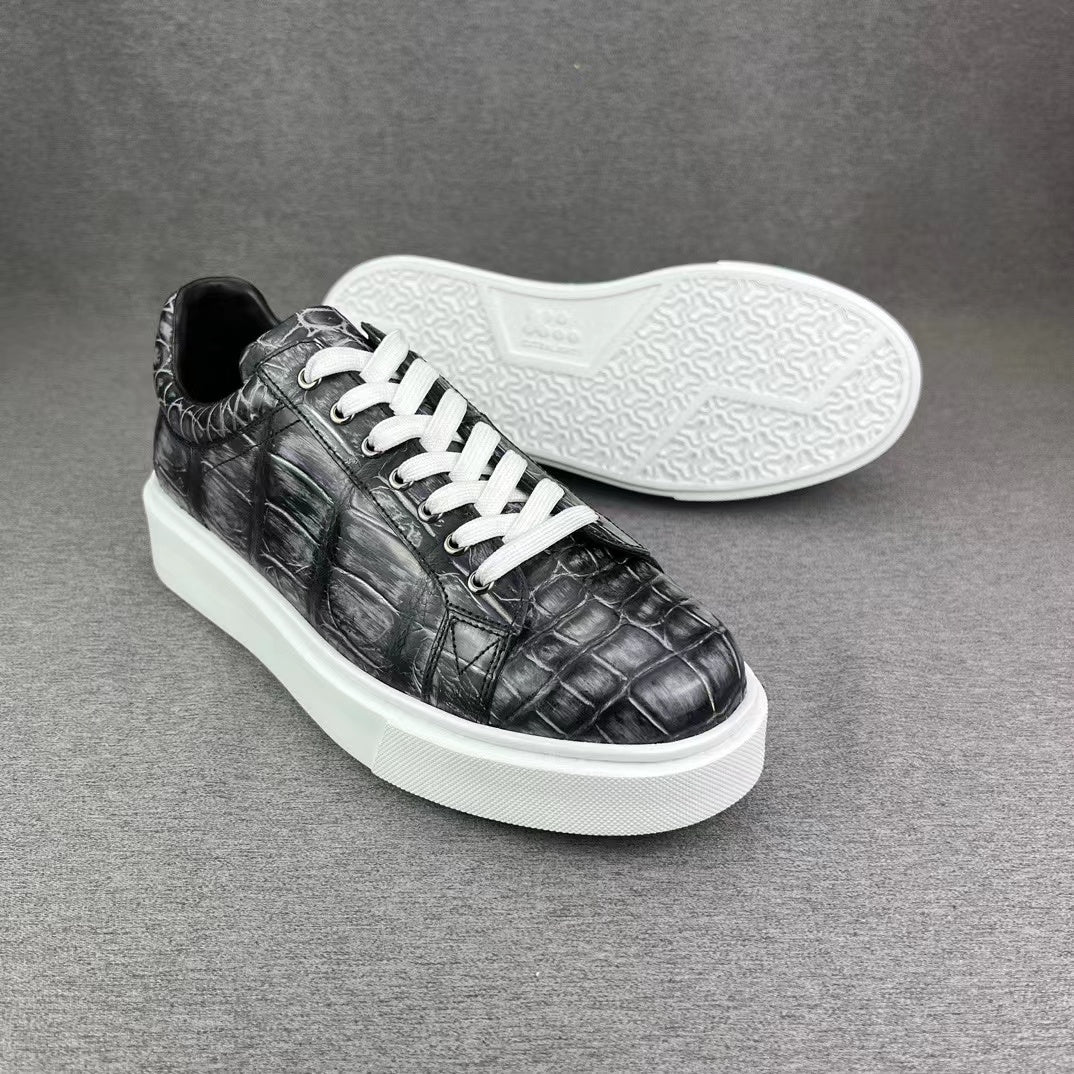 Alligator Hand Brush Soft Comfy Sneaker