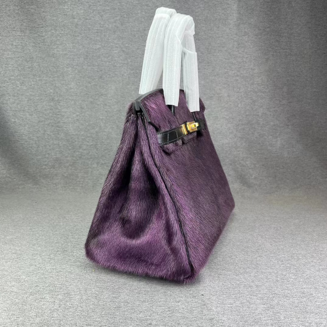 Imported Canadian Seal Skin Luxury Handbag