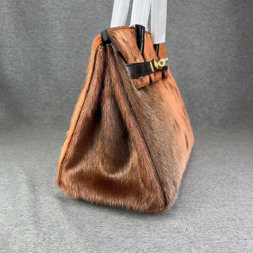 Imported Canadian Seal Skin Luxury Handbag