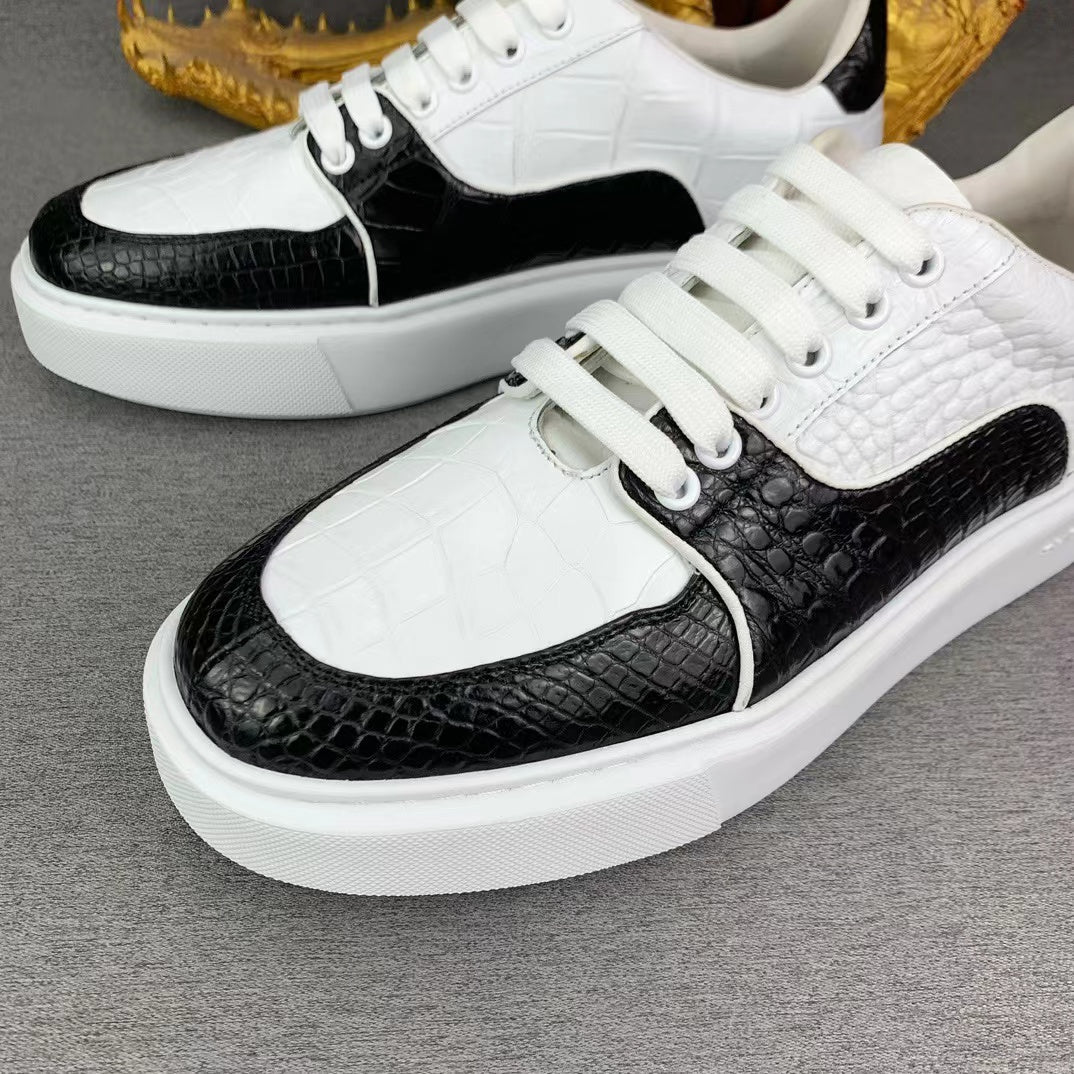Alligator Two Tone Stylish Classic Shoes