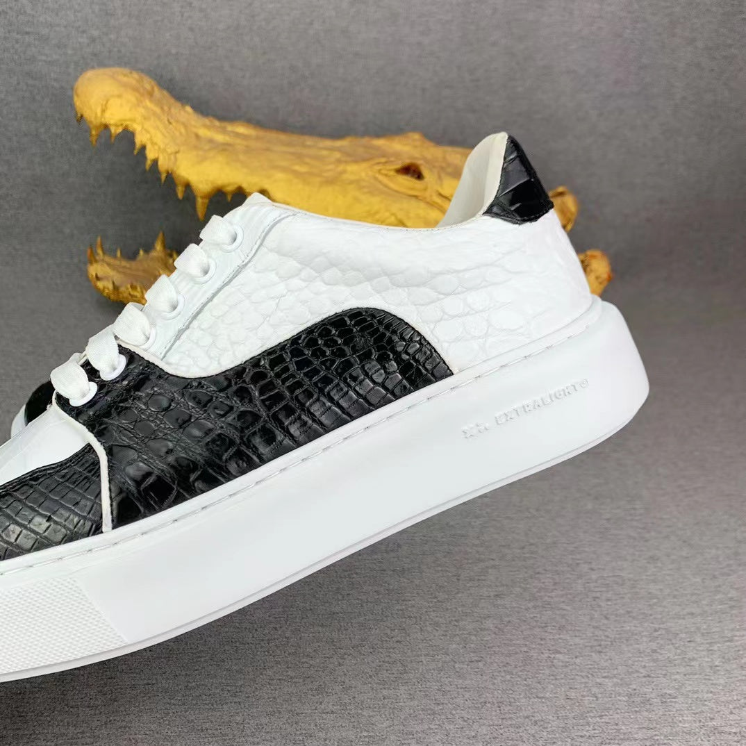 Alligator Two Tone Stylish Classic Shoes
