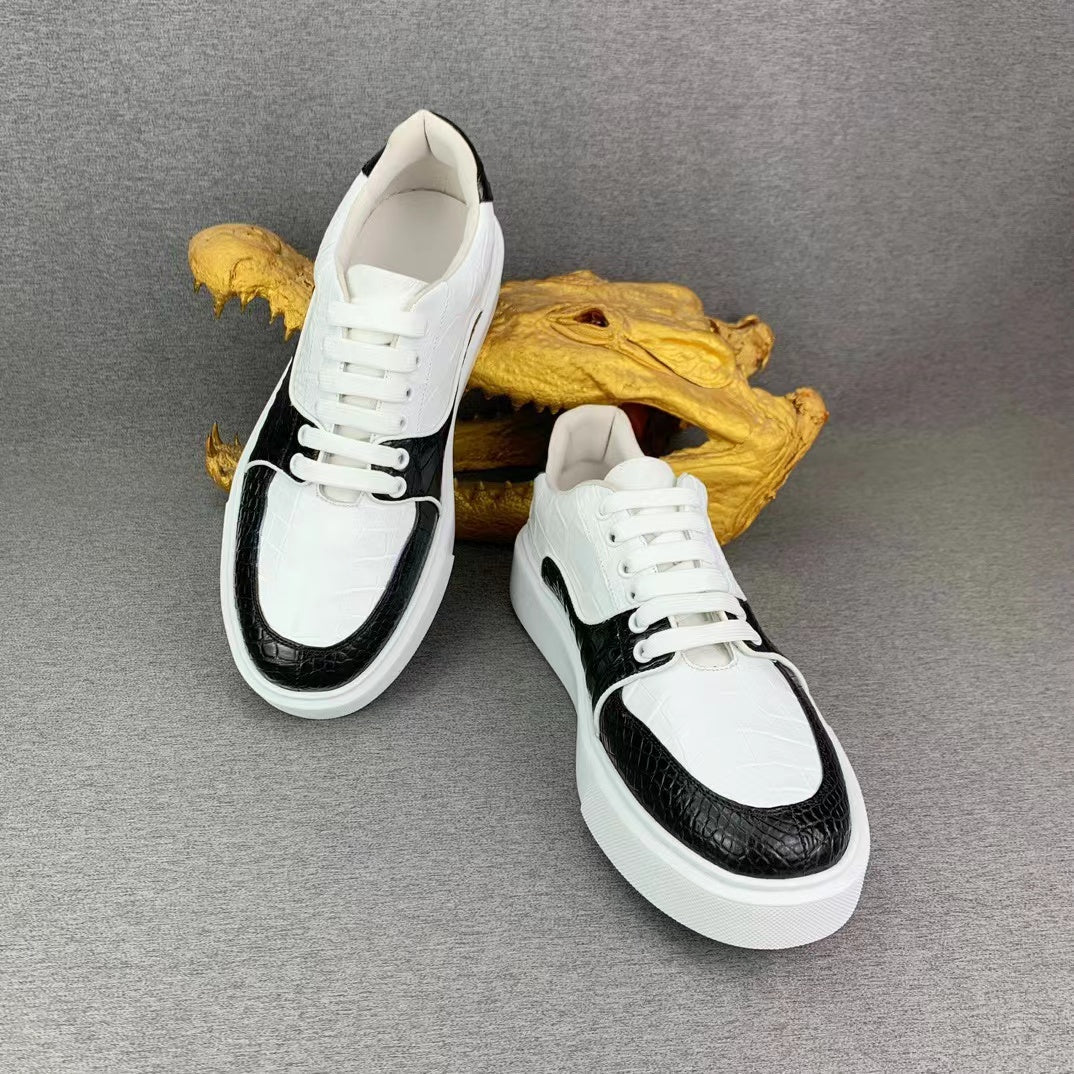 Alligator Two Tone Stylish Classic Shoes