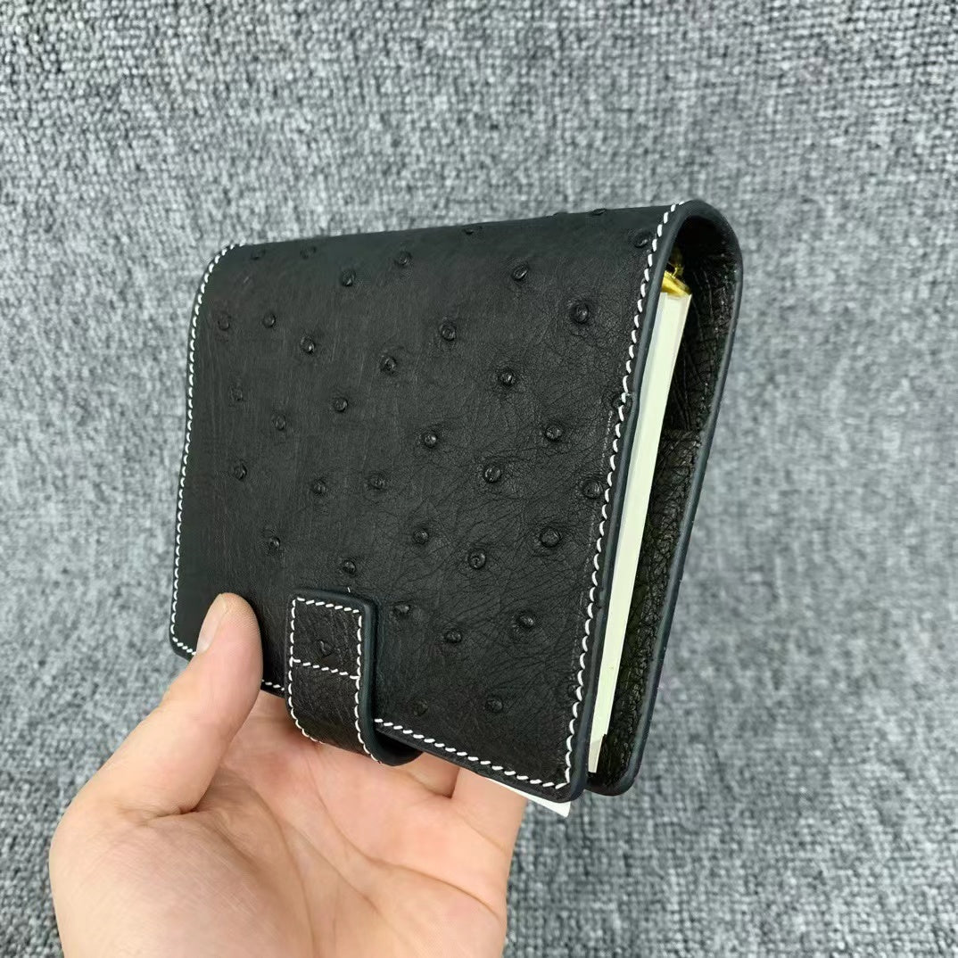 Ostrich Leather Notebook
