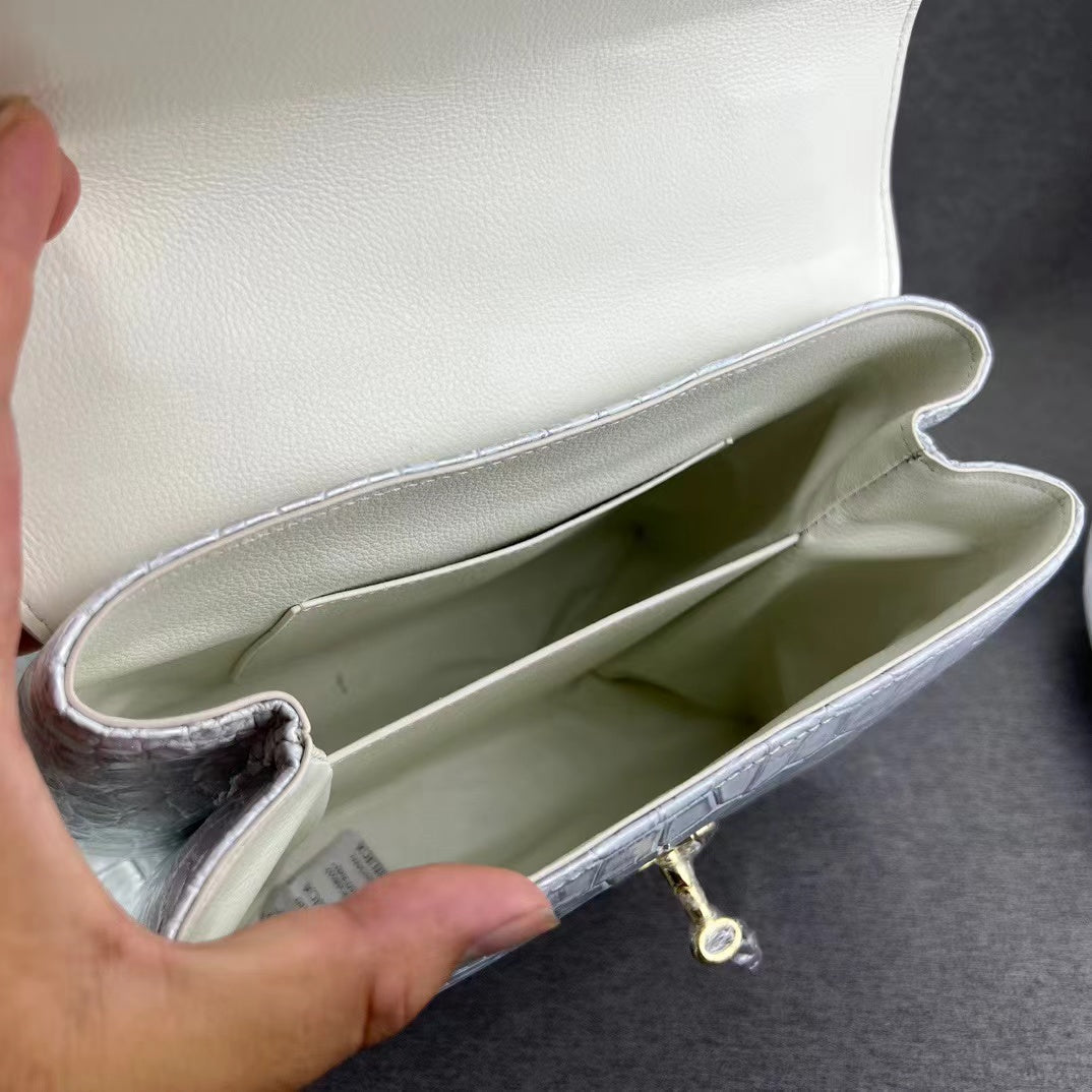 Alligator Belly Luxury Elegant Handbag