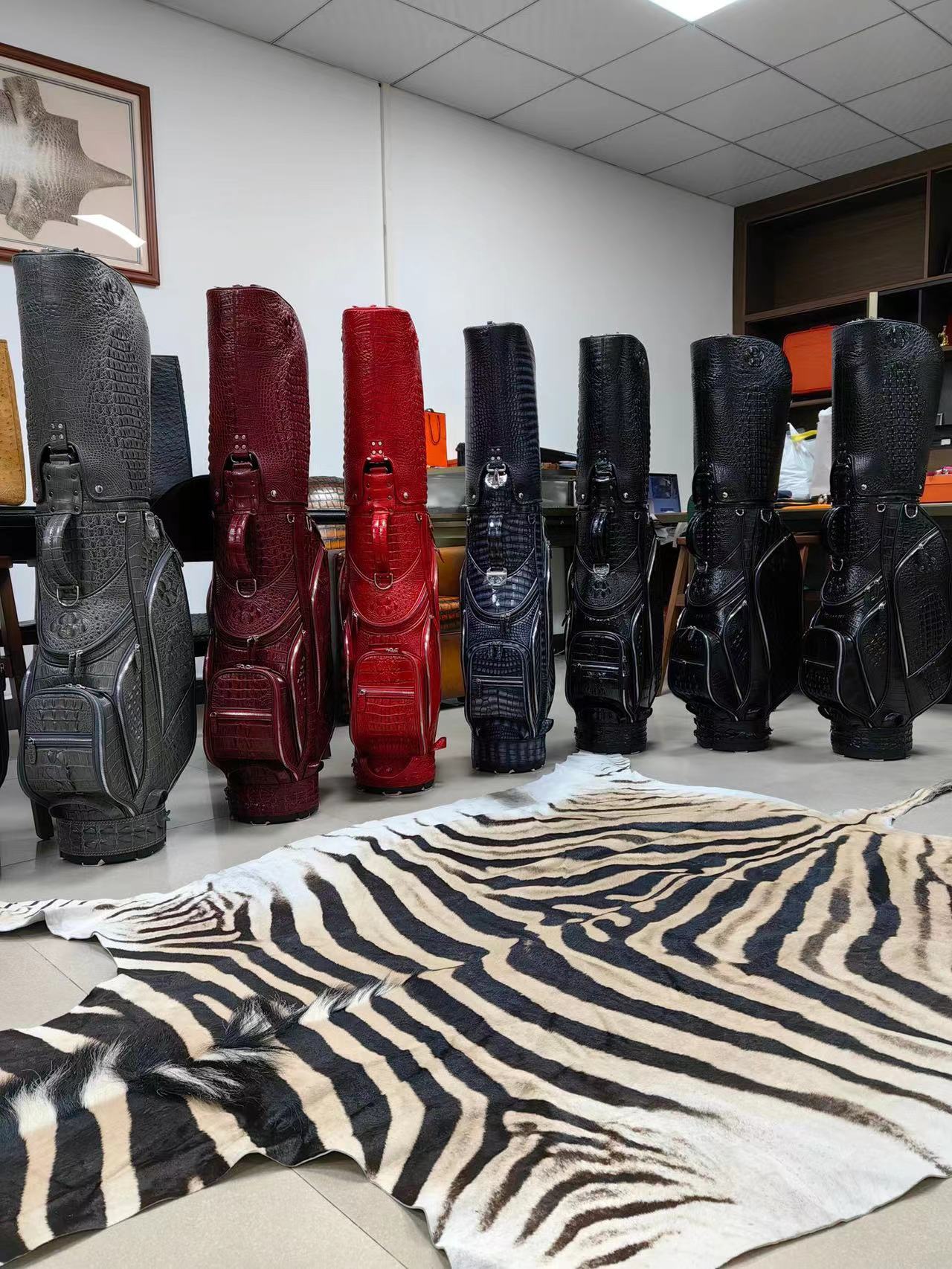 Alligator Leather Golf Bag