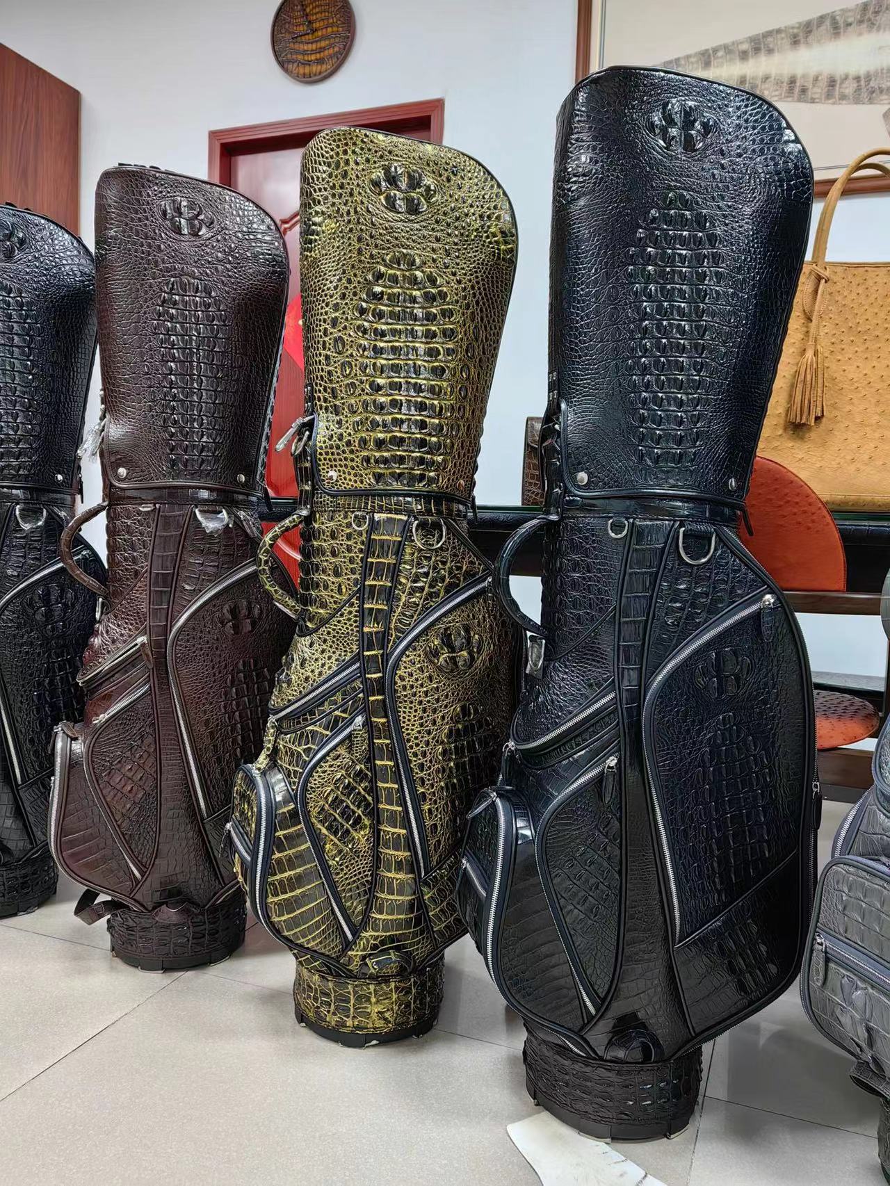 Alligator Leather Golf Bag
