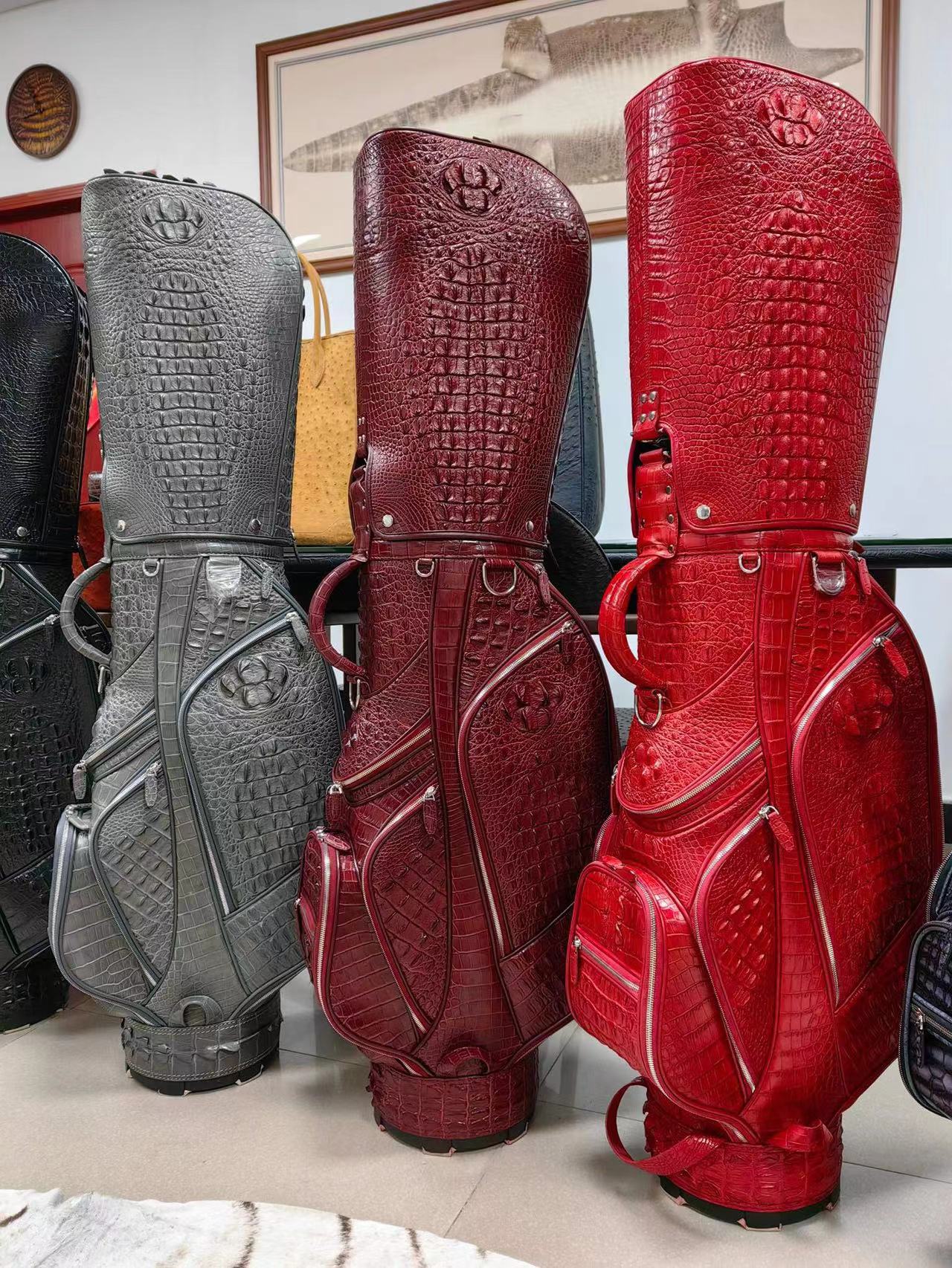 Alligator Leather Golf Bag