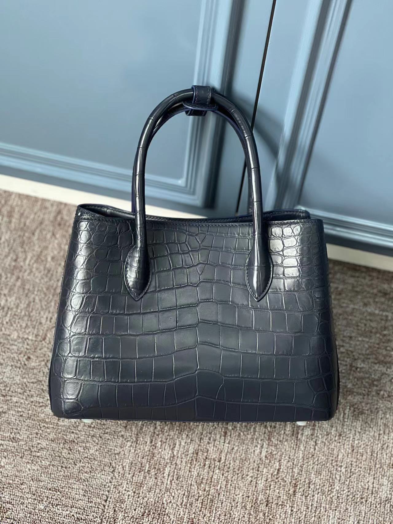 Nile Alligator Belly Elegant Luxury Handbag