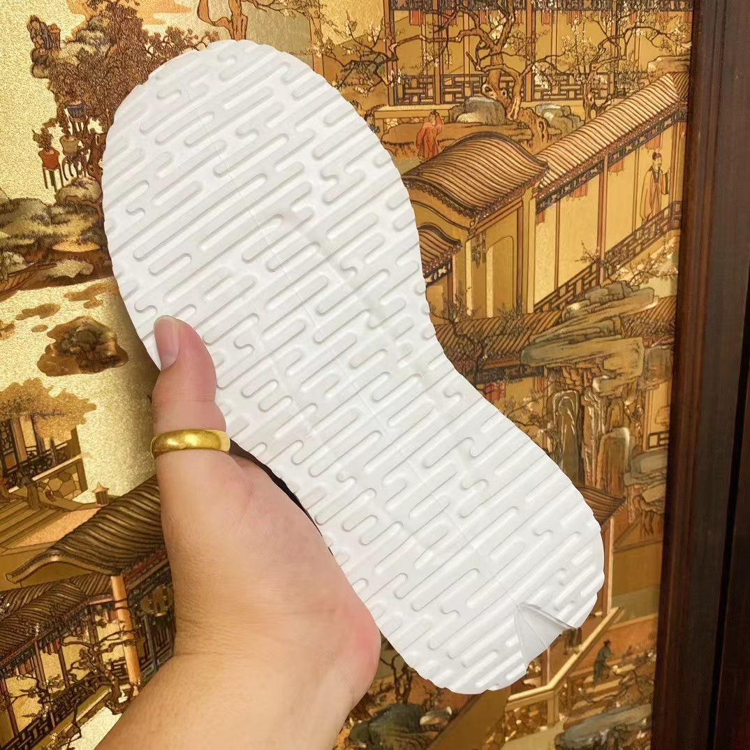 Alligator Belly Stylish Leisure Hand Brushing Soft Comfy Sneaker