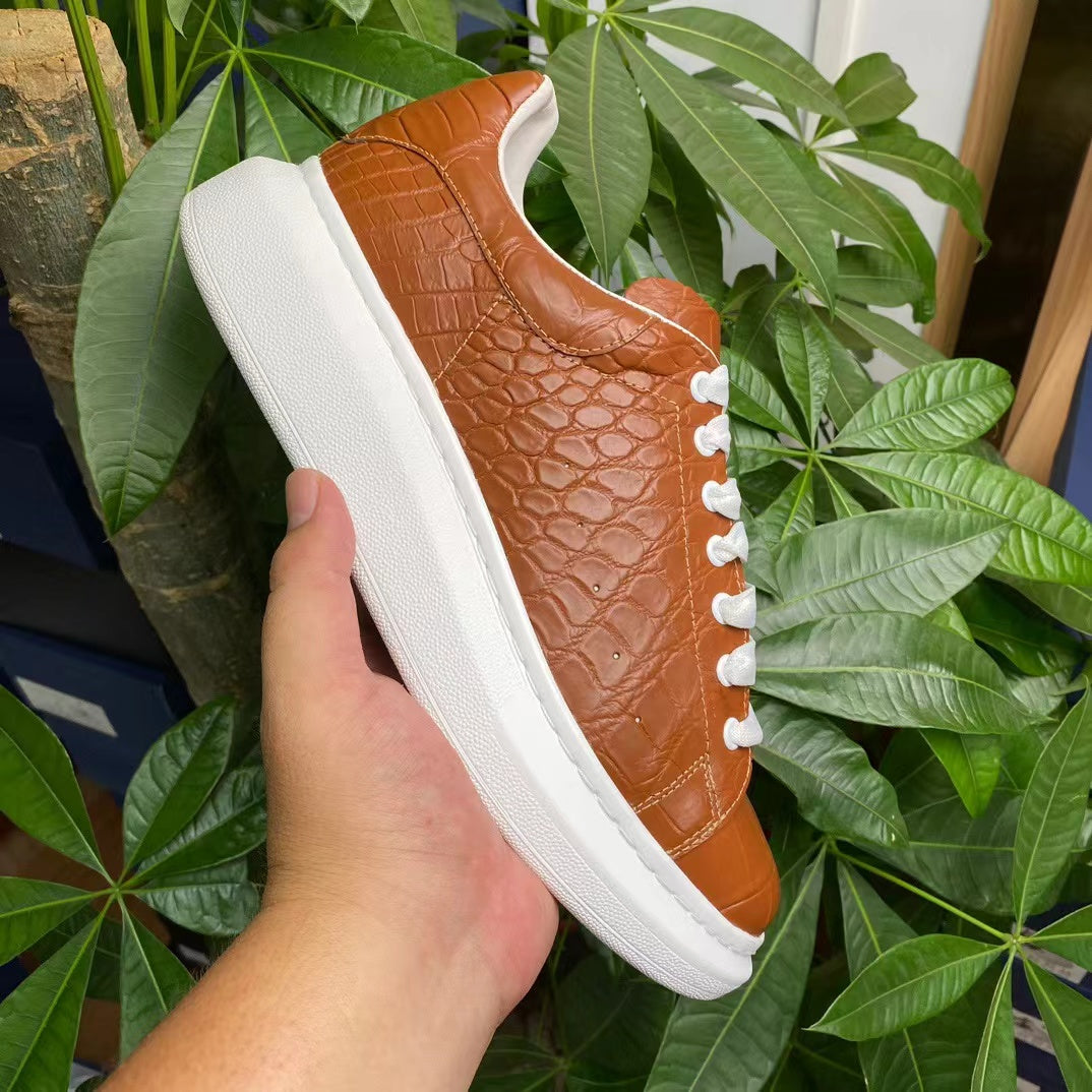 Alligator Belly Stylish Classic Shoes
