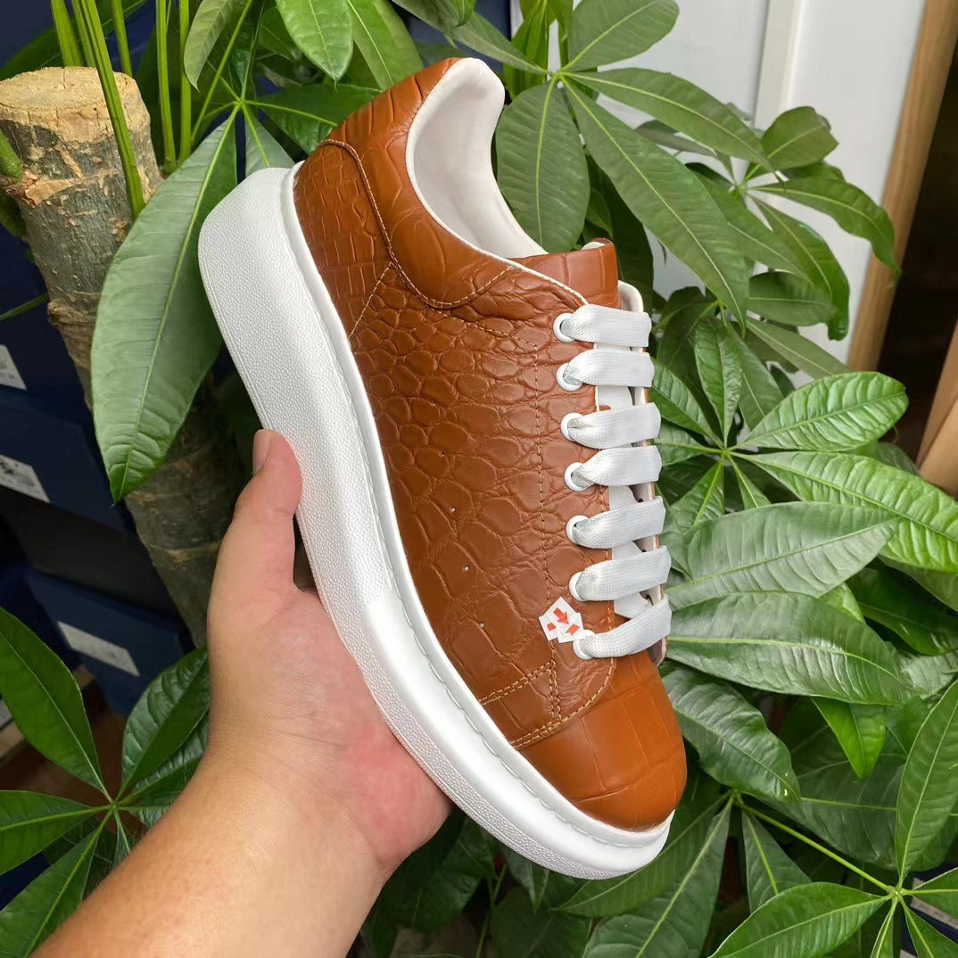 Alligator Belly Stylish Classic Shoes