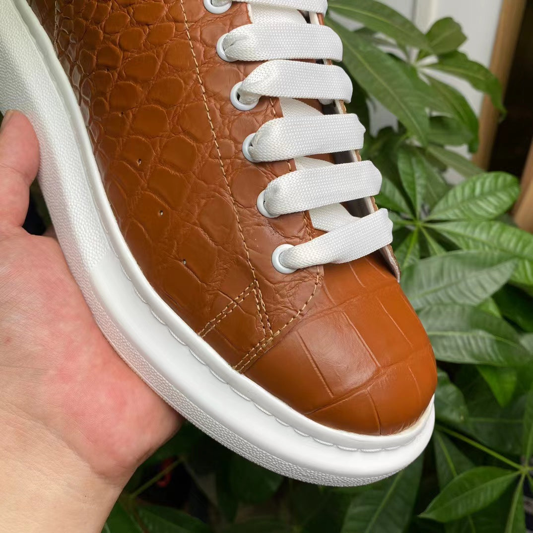 Alligator Belly Stylish Classic Shoes