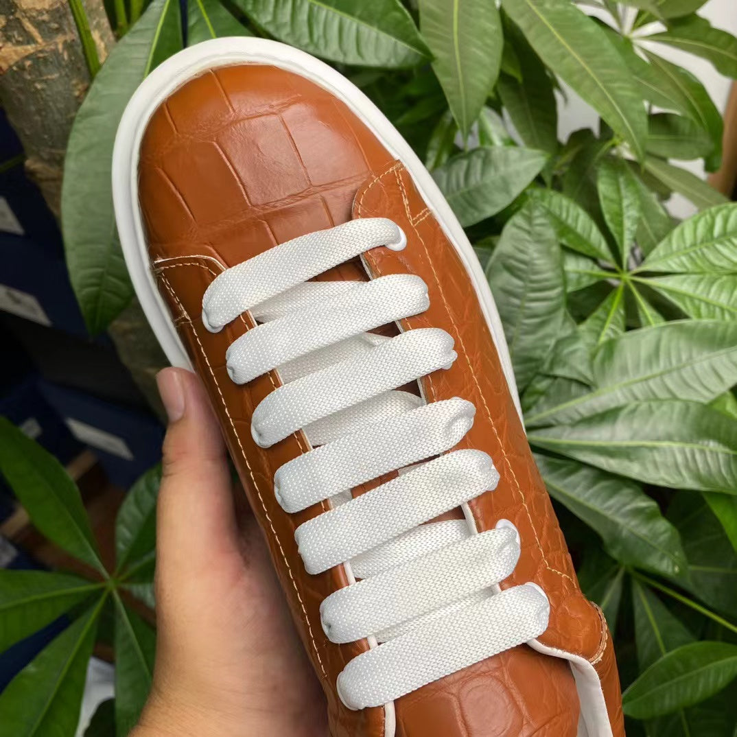 Alligator Belly Stylish Classic Shoes