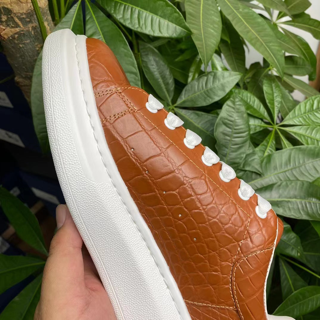 Alligator Belly Stylish Classic Shoes