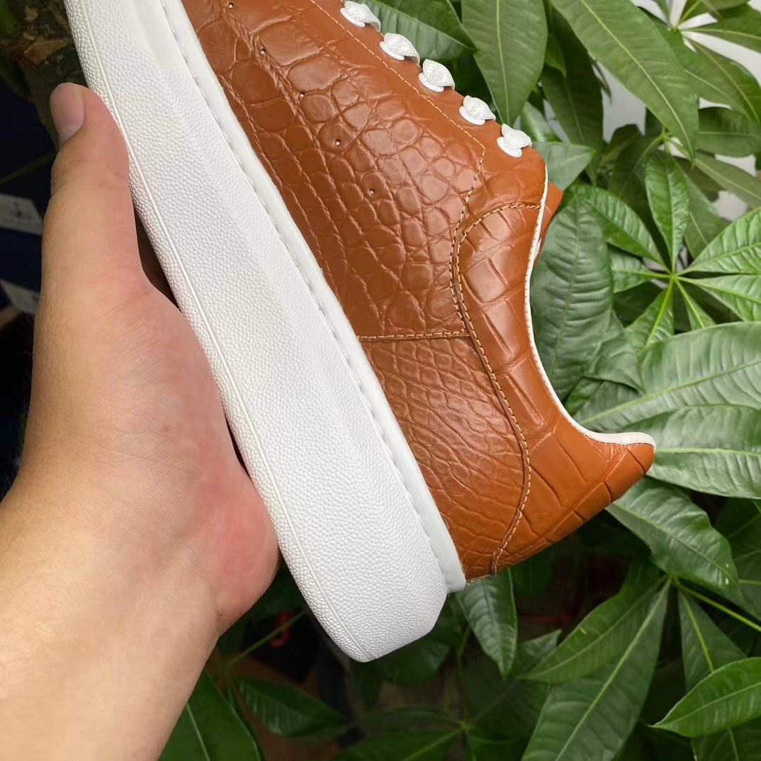 Alligator Belly Stylish Classic Shoes