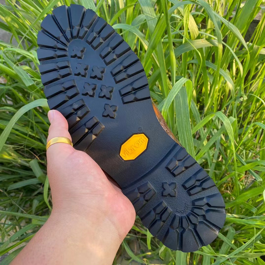Alligator Belly Hand Brushing Single Strap Dress Shoes