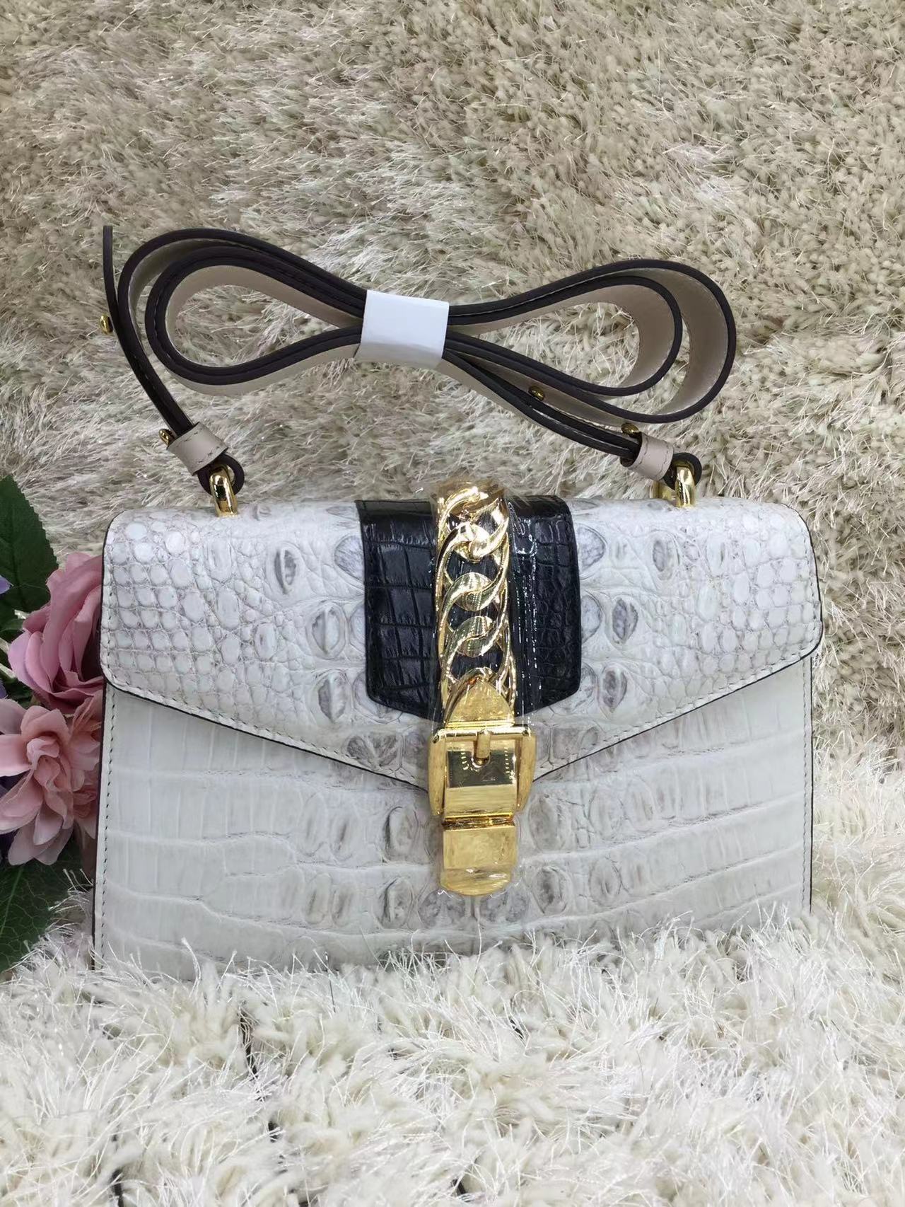 Alligator Back Bone Stylish Shoulder Bag (8 Colors)