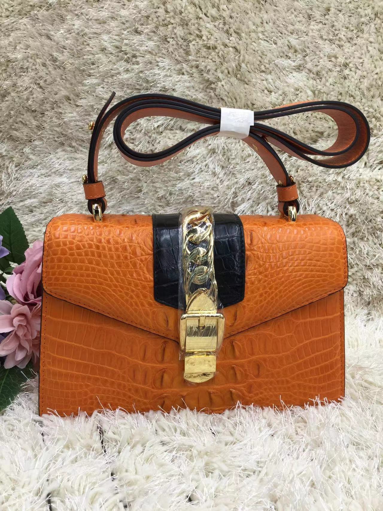 Alligator Back Bone Stylish Shoulder Bag (8 Colors)