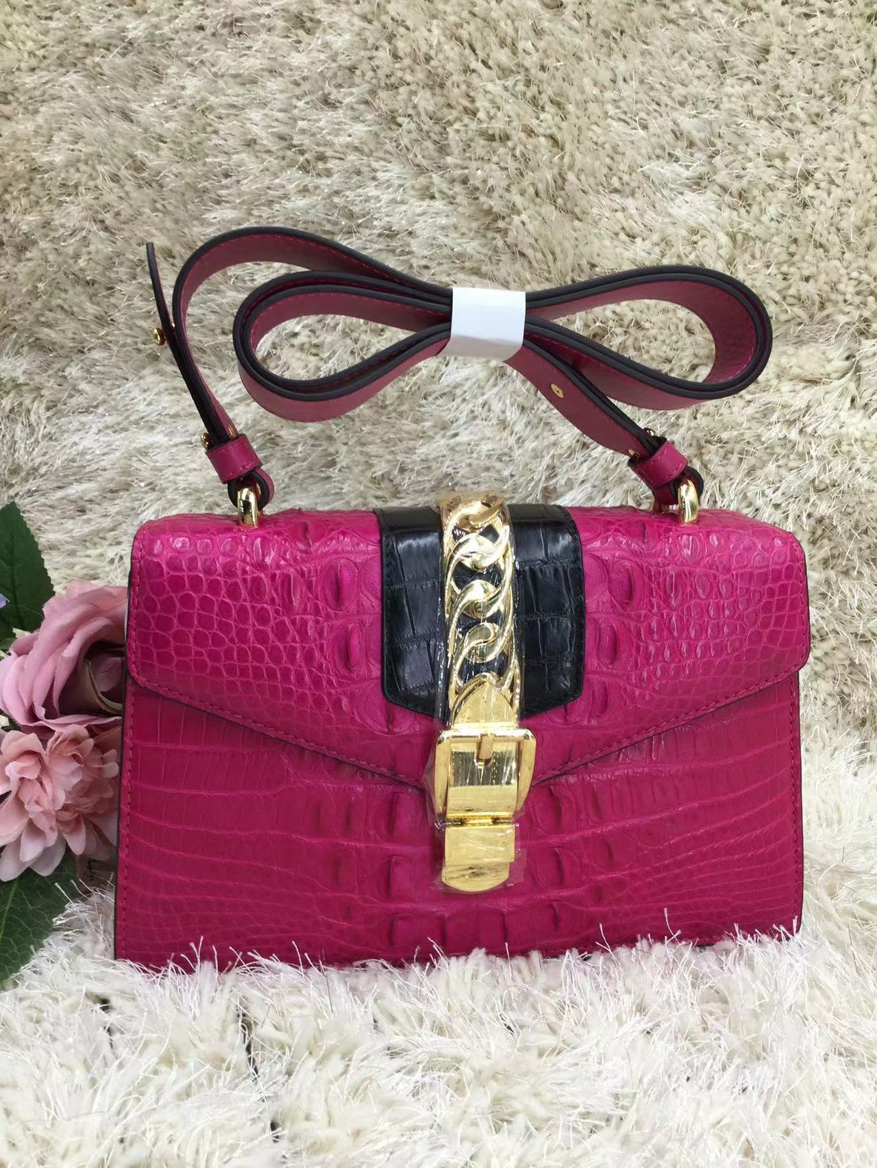 Alligator Back Bone Stylish Shoulder Bag (8 Colors)