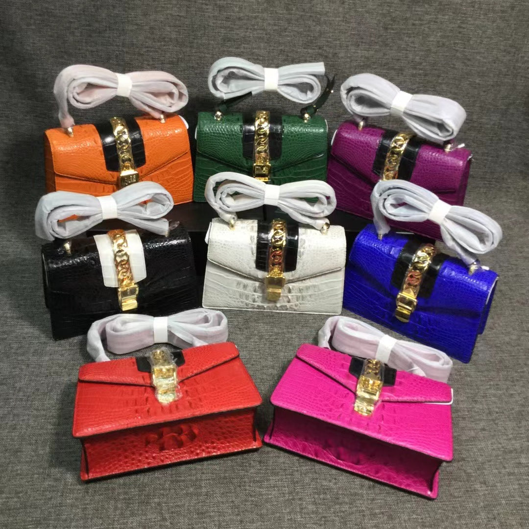 Alligator Back Bone Stylish Shoulder Bag (8 Colors)