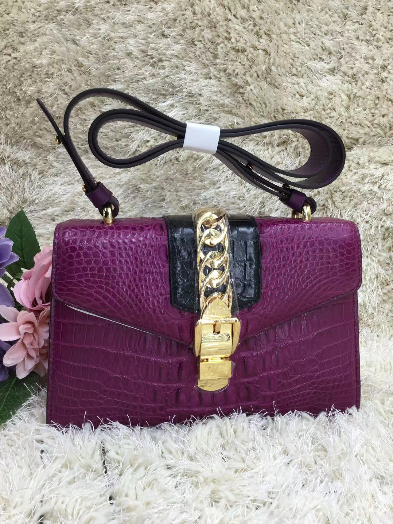 Alligator Back Bone Stylish Shoulder Bag (8 Colors)