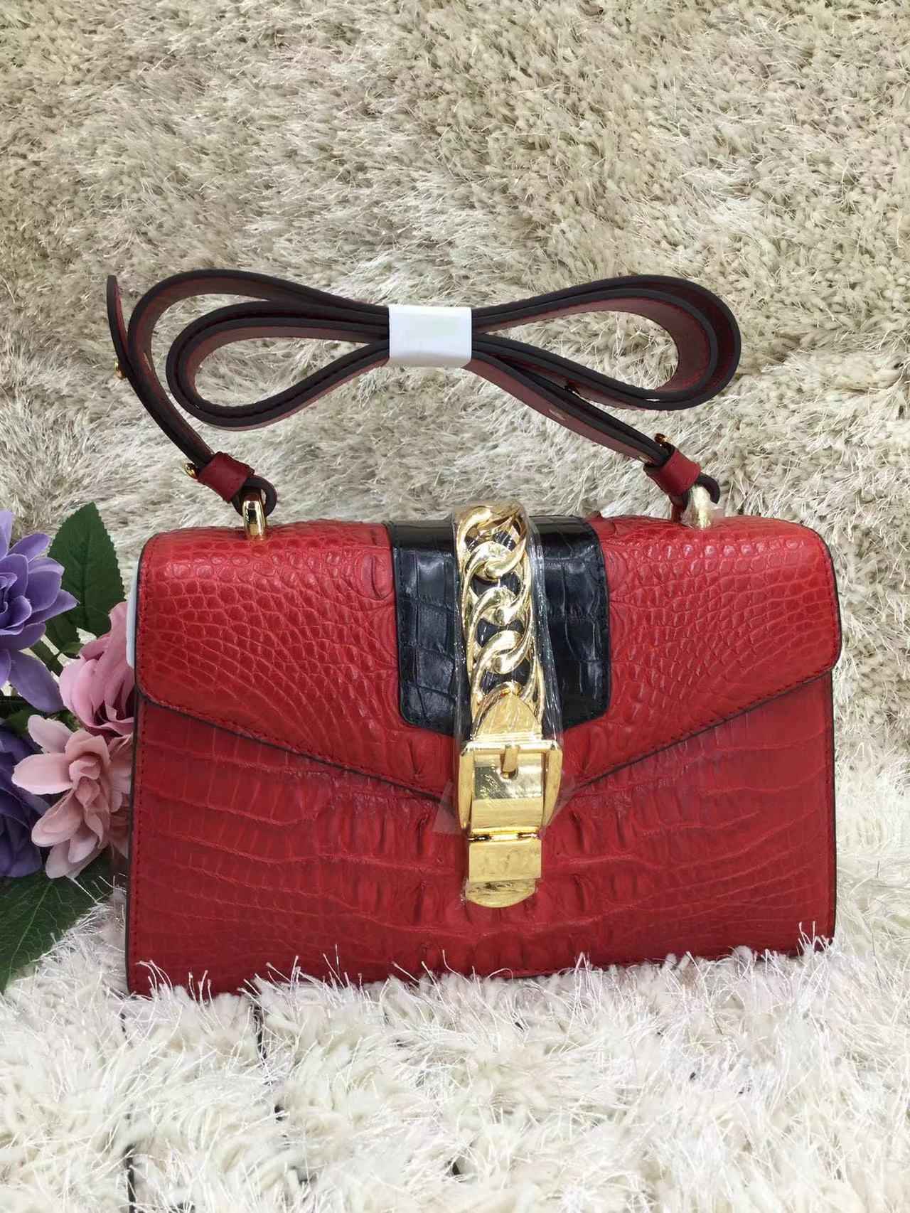 Alligator Back Bone Stylish Shoulder Bag (8 Colors)