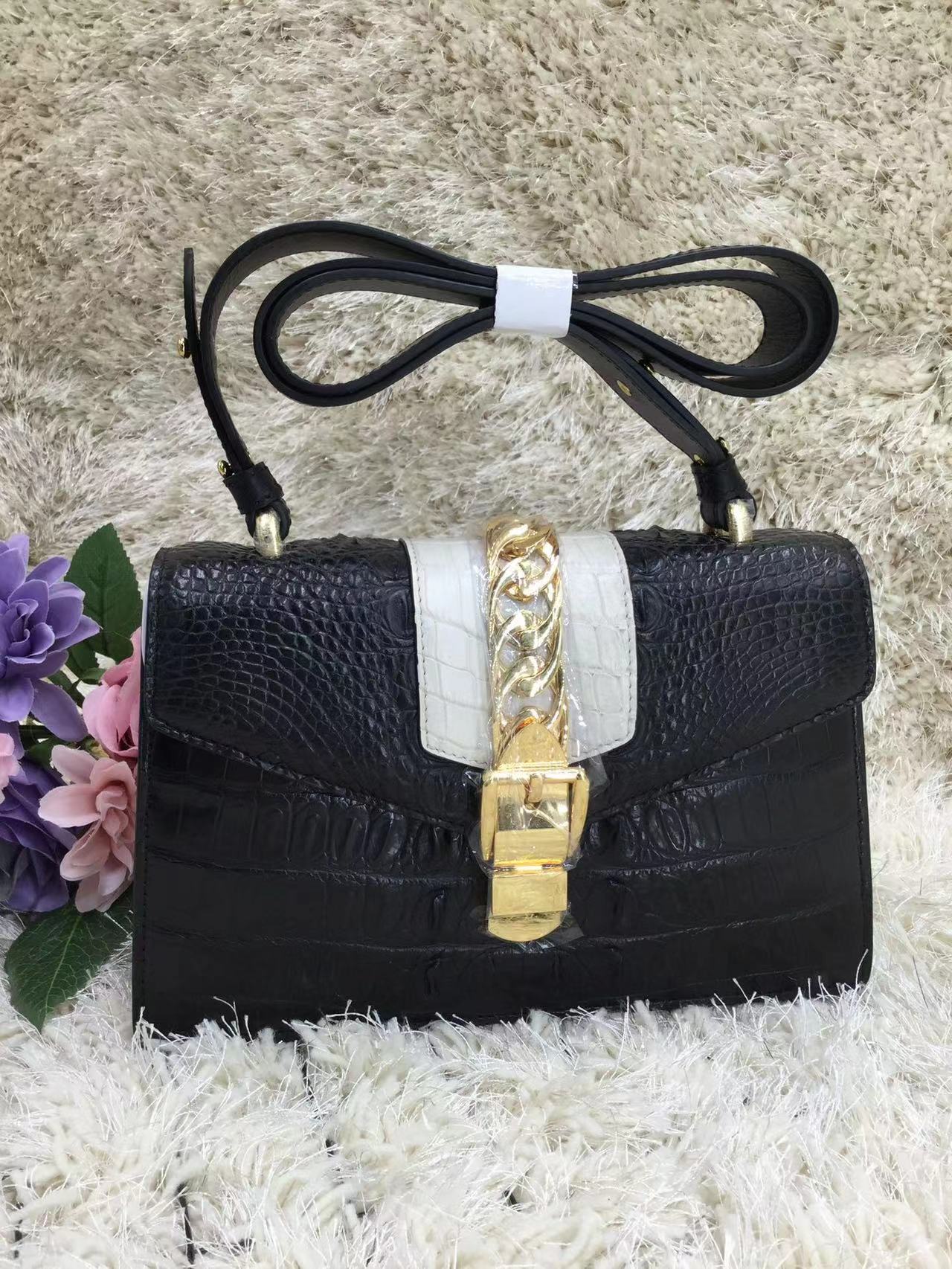 Alligator Back Bone Stylish Shoulder Bag (8 Colors)