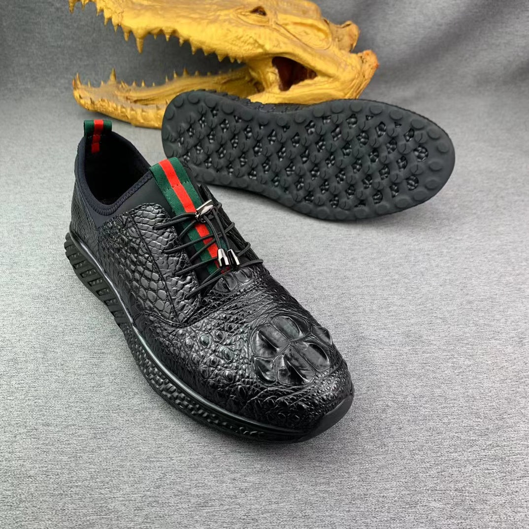 Crocodile Head Bone Stylish Leisure Comfy Shoes