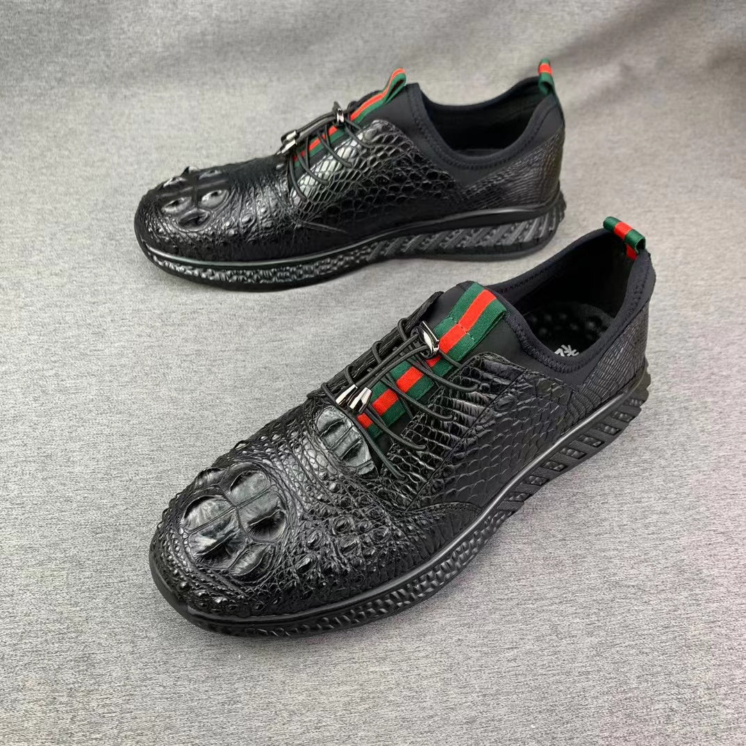 Crocodile Head Bone Stylish Leisure Comfy Shoes