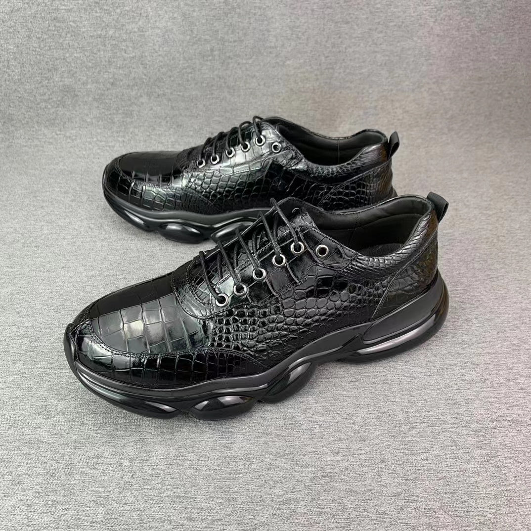 Alligator Belly Stylish Leisure Light Ultra Comfy Sneakers