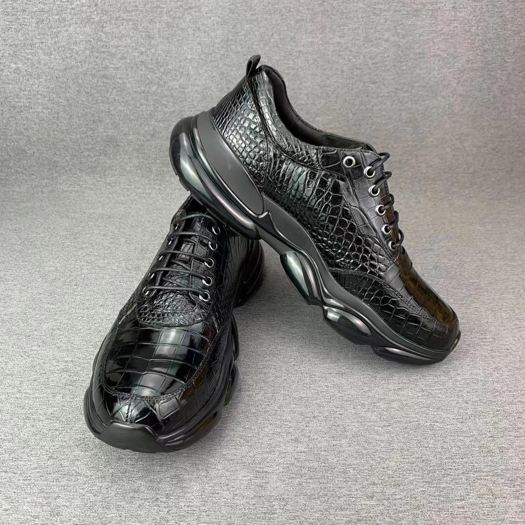 Alligator Belly Stylish Leisure Light Ultra Comfy Sneakers
