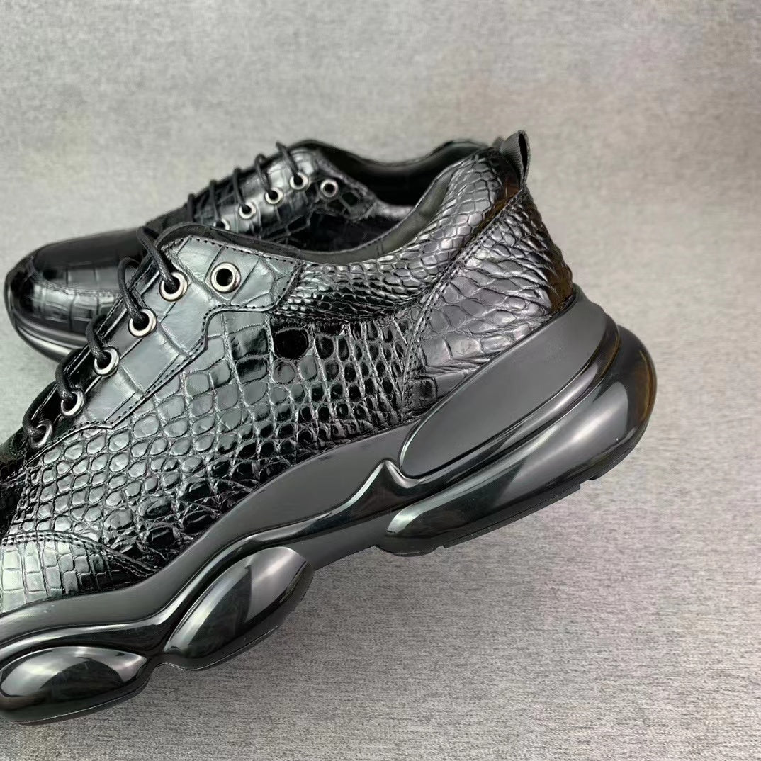 Alligator Belly Stylish Leisure Light Ultra Comfy Sneakers