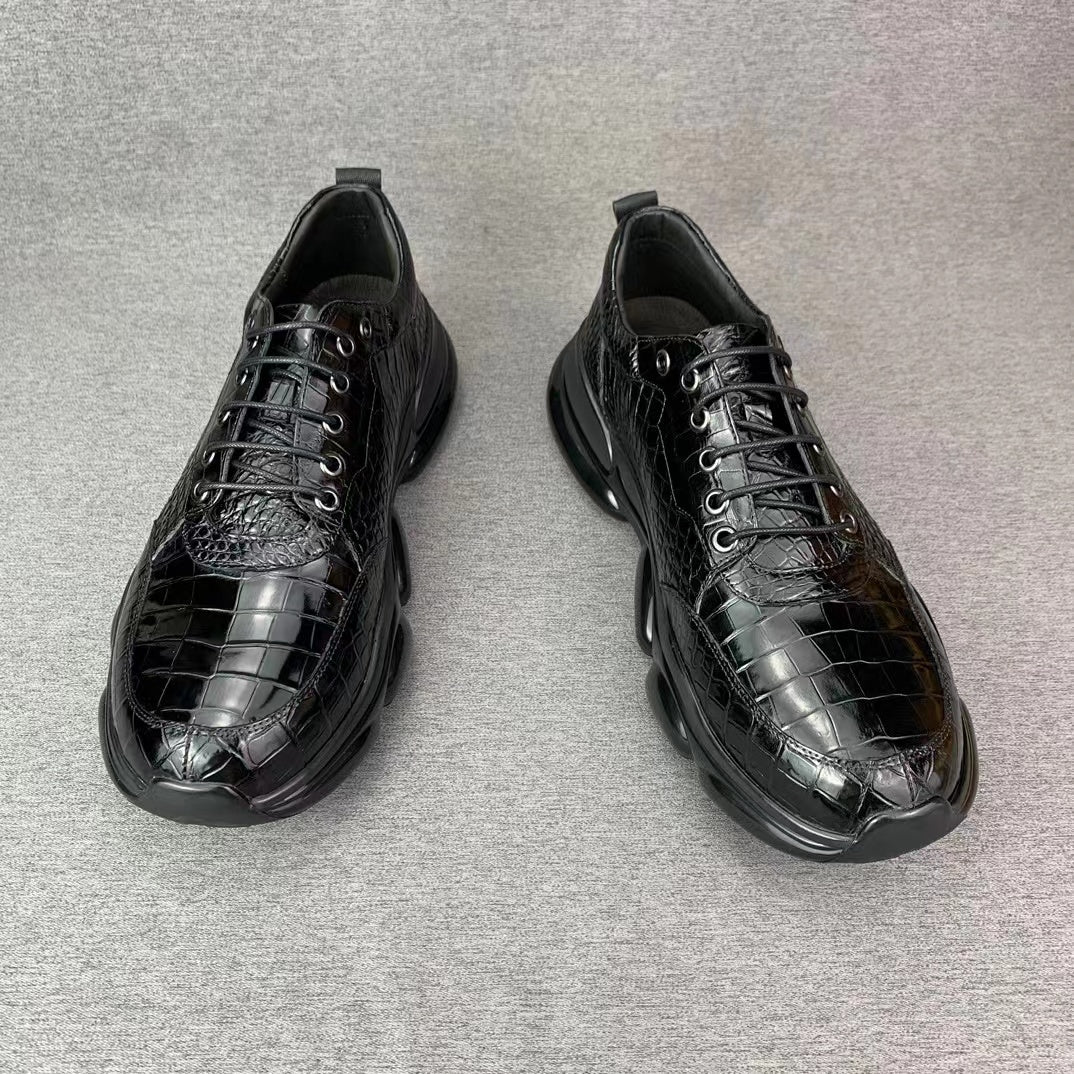 Alligator Belly Stylish Leisure Light Ultra Comfy Sneakers