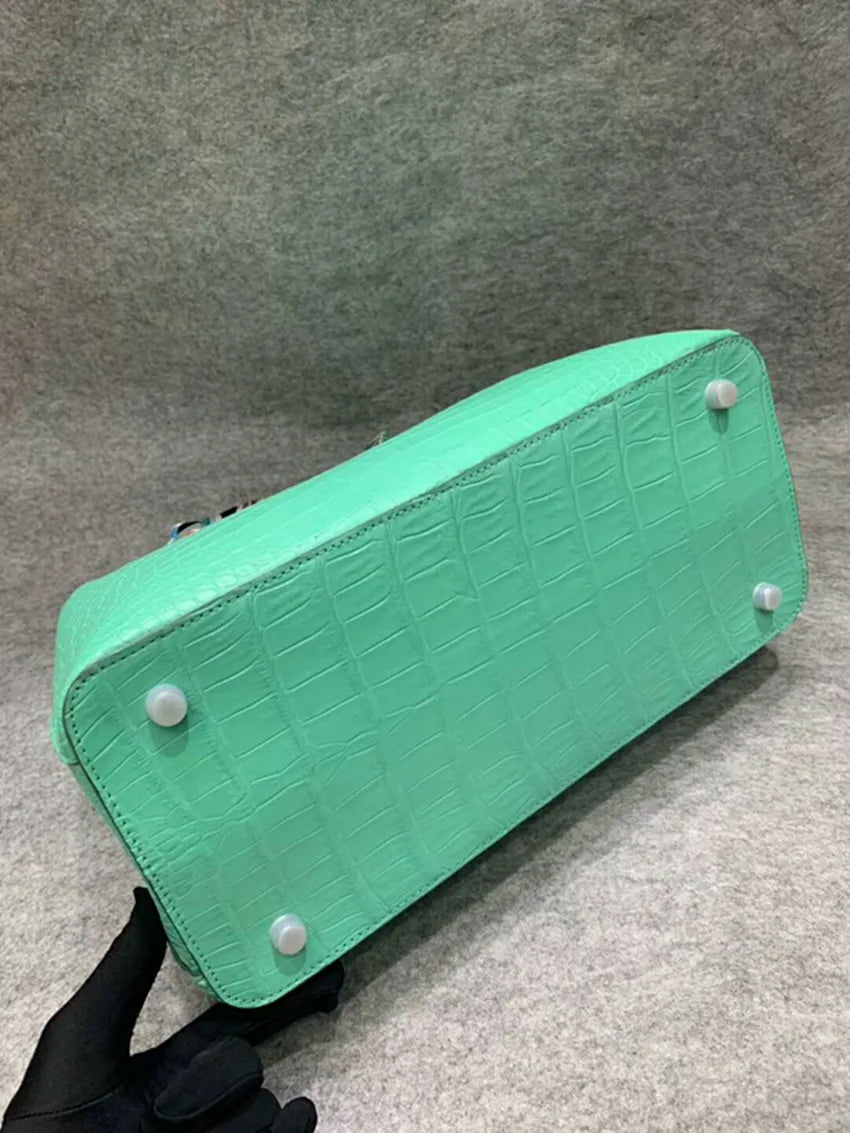 American Crocodile Women Fashion Handbag Single Shoulder Bag