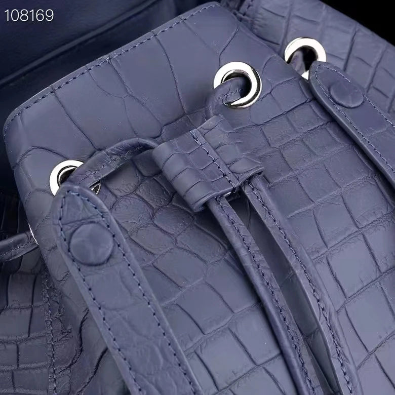 GENUINE CROCODILE LEATHER BACKPACK BIG SIZE