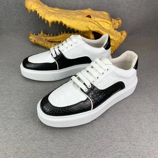 Alligator Two Tone Stylish Classic Shoes