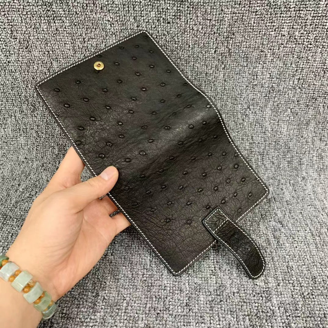 Ostrich Leather Notebook