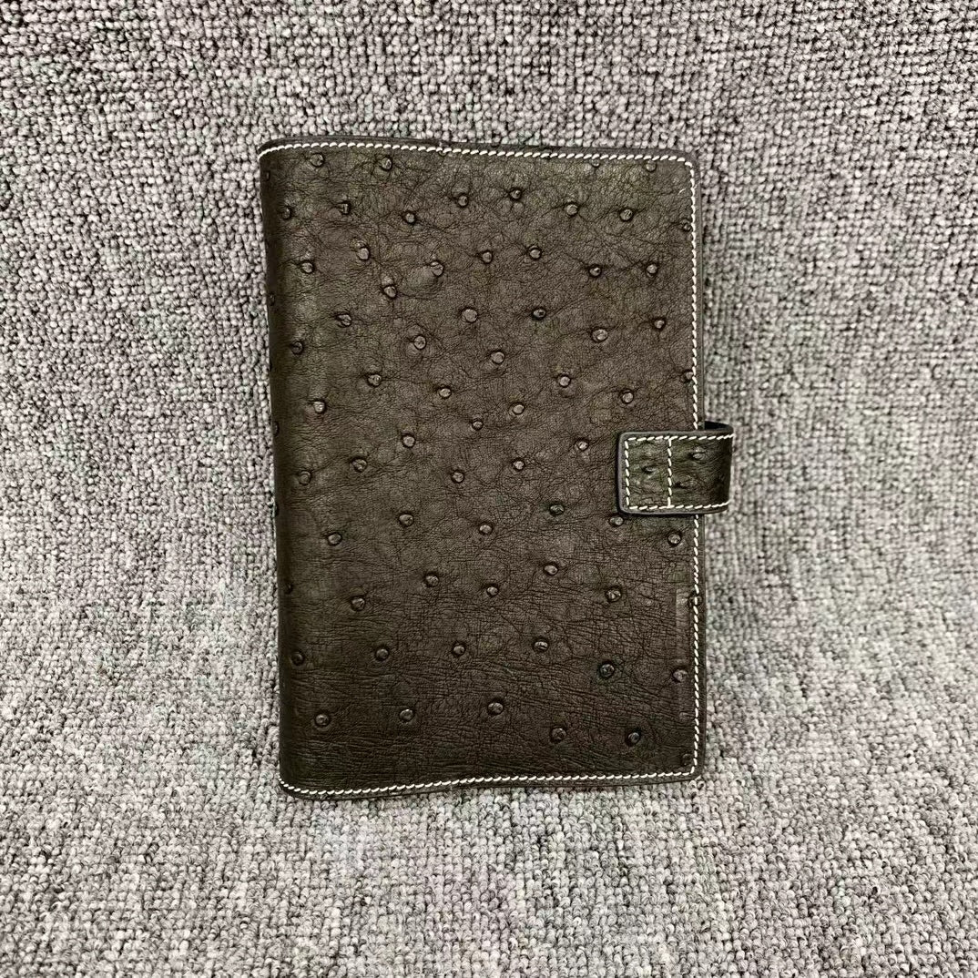 Ostrich Leather Notebook