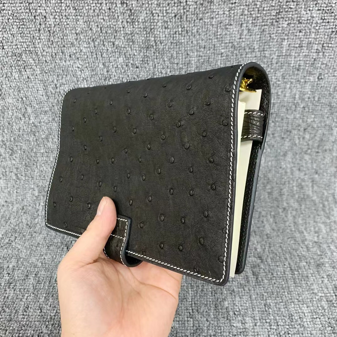 Ostrich Leather Notebook