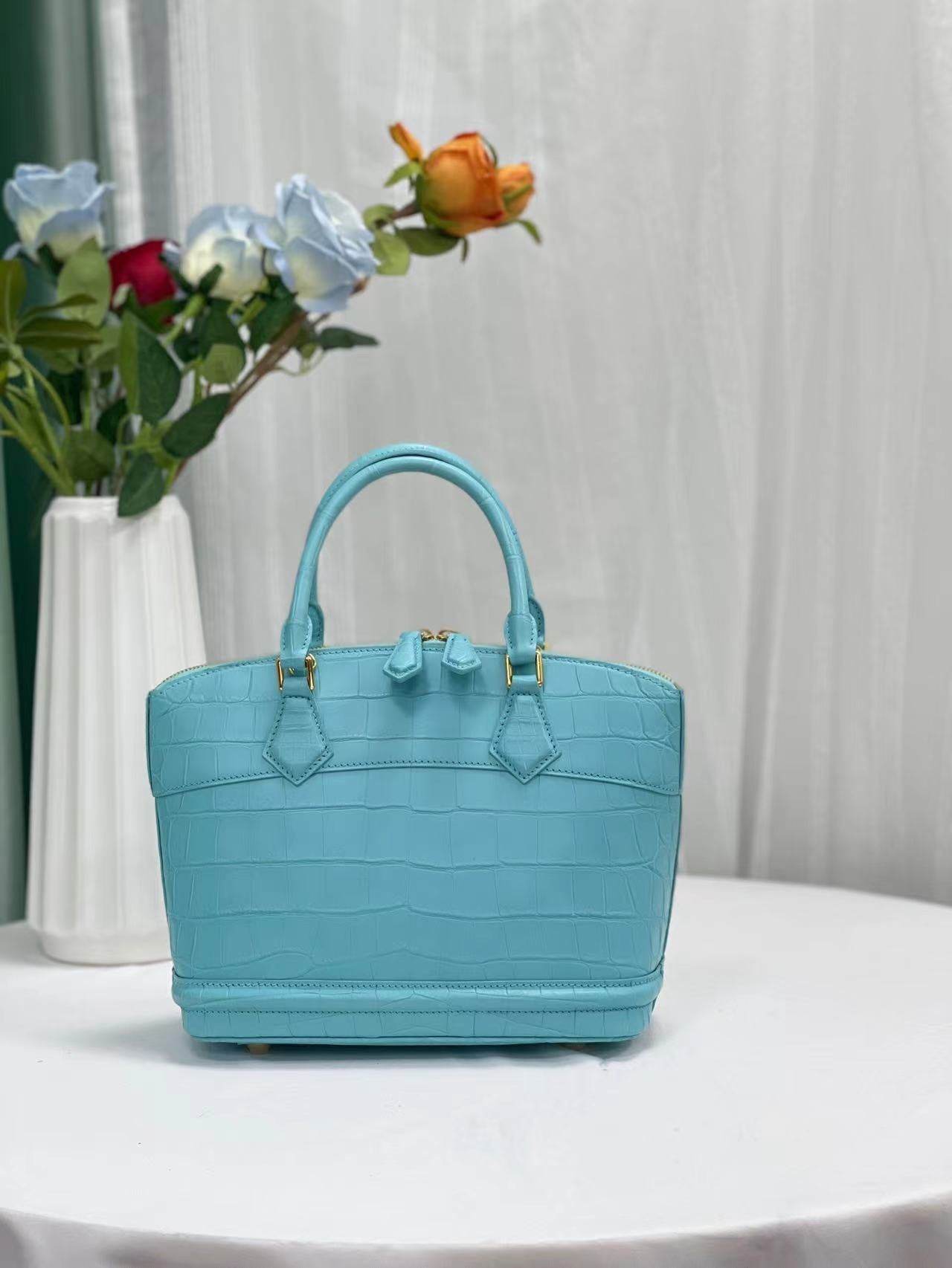 Nile Alligator Belly Stylish Elegant Handbag